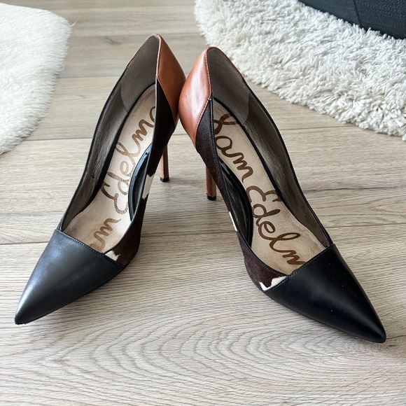 Sam Edelman Cow Fur leather heels - Picture 1 of 4